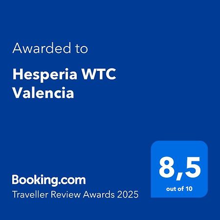 Hotel Hesperia Wtc Valencia Extérieur photo